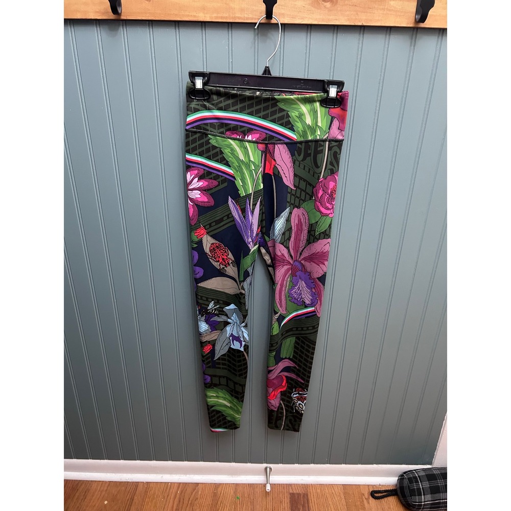Nike Dri Fit Floral‎ Print Athletic Leggings Size S